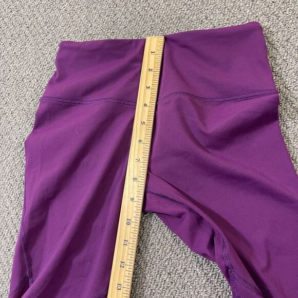 Victorias Secret Sport Knockout Capri Leggings Mesh Pockets Berry Size XS - Picture 4 of 14